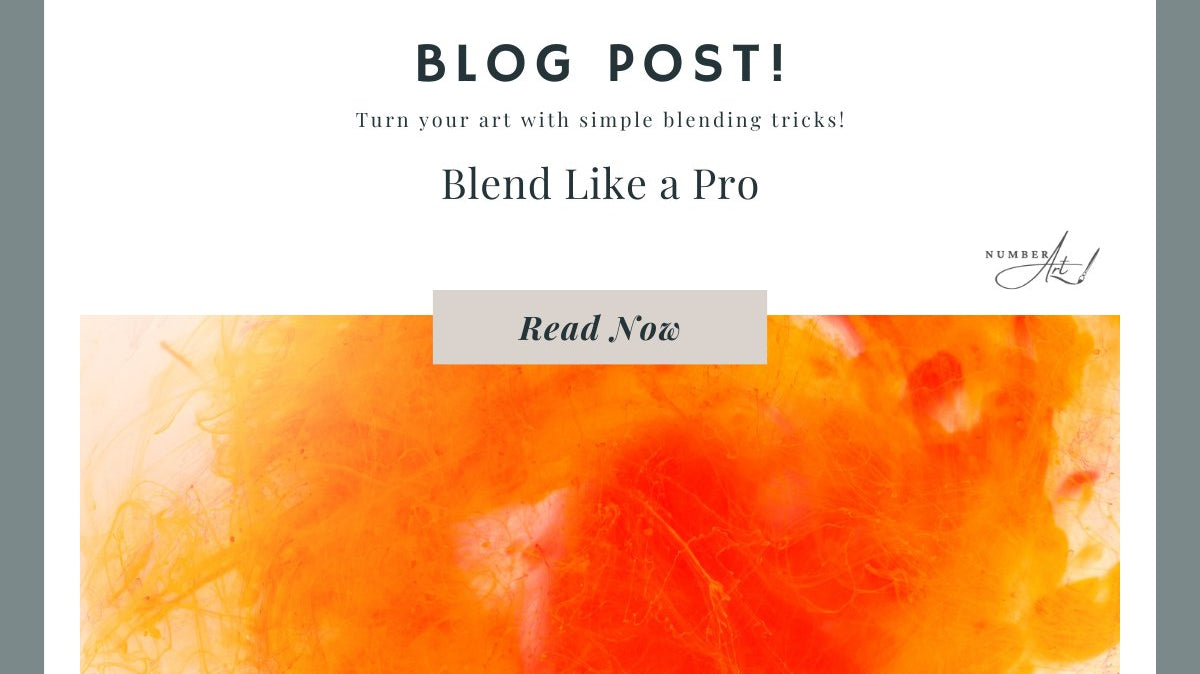 Turn your art into masterpiece with simple blending tricks! - Number Art