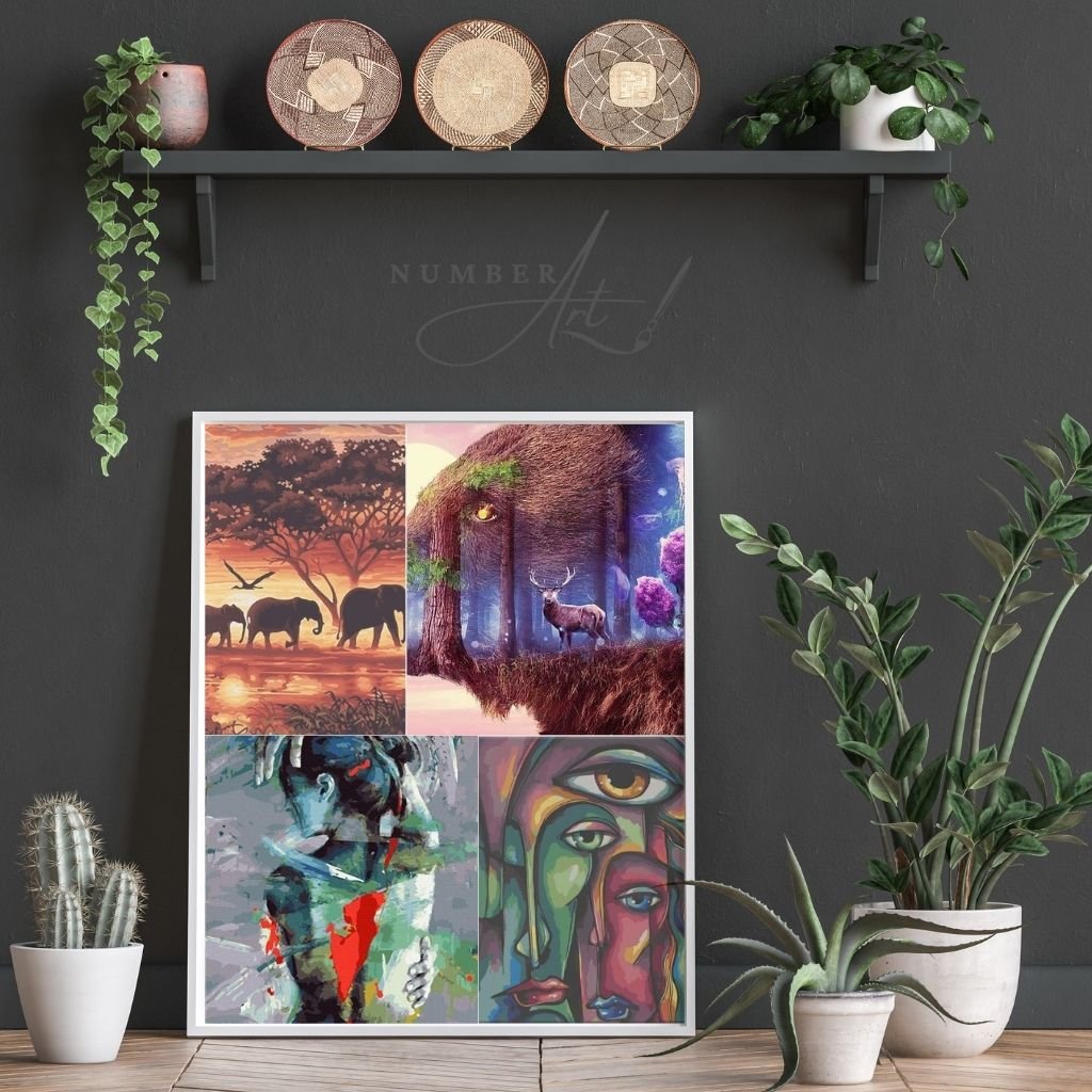 Paint By Numbers Abstract Collection