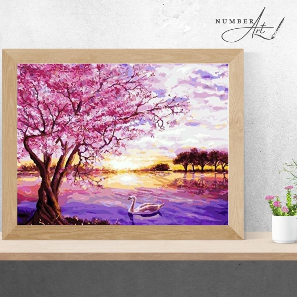 Spring Time By The Lake Paint By Numbers