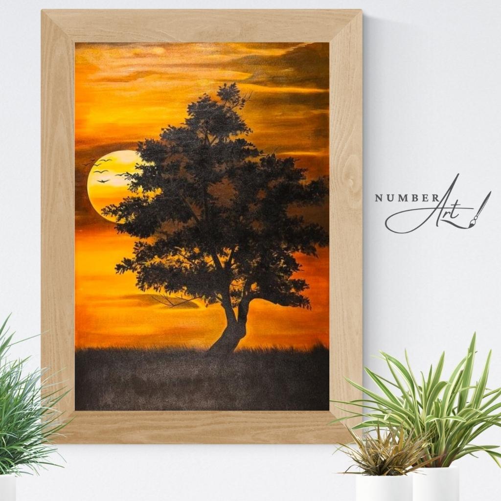 Vishal Gurjar Beautiful Sunset Paint By Numbers