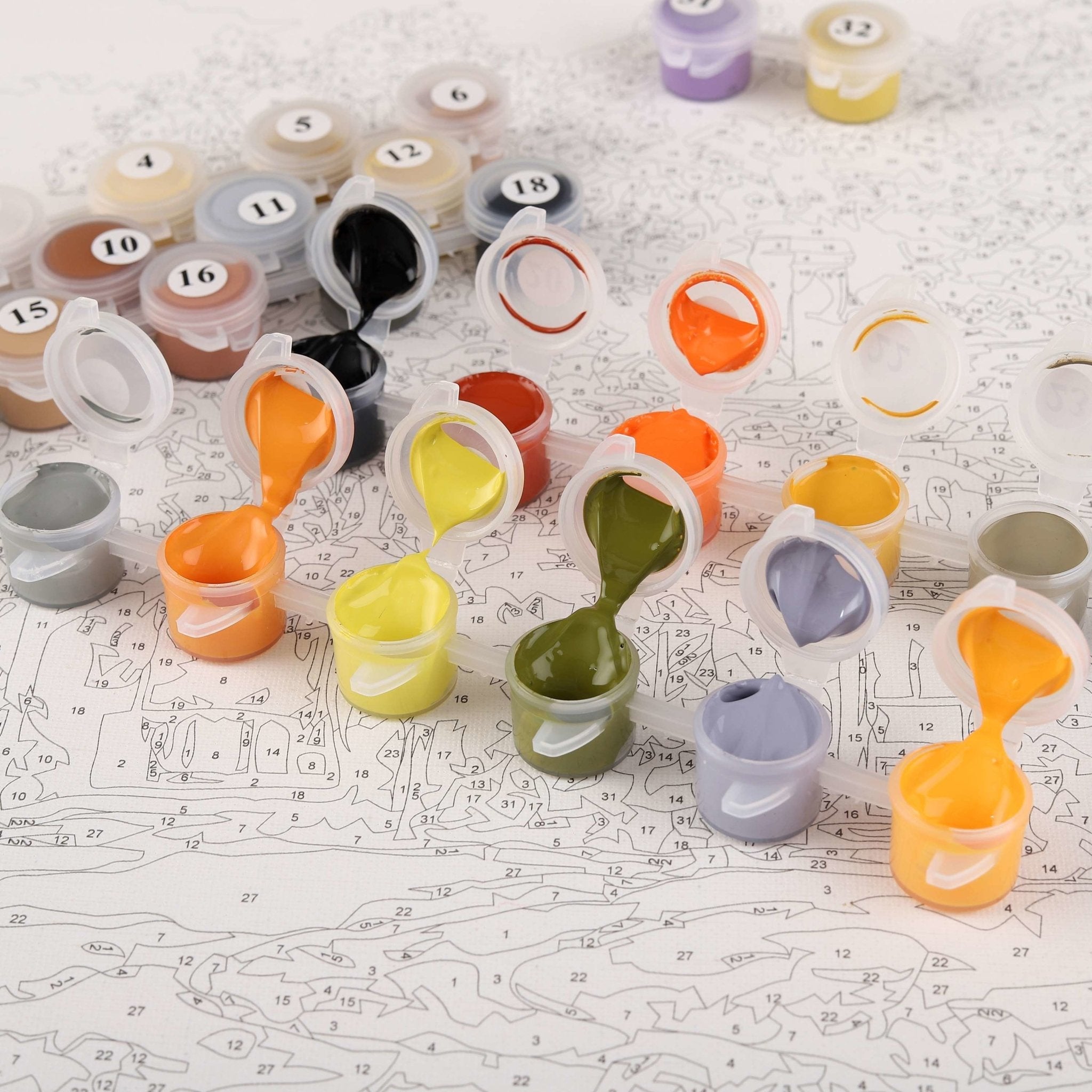 Paris In Bloom Paint By Numbers - Number Art