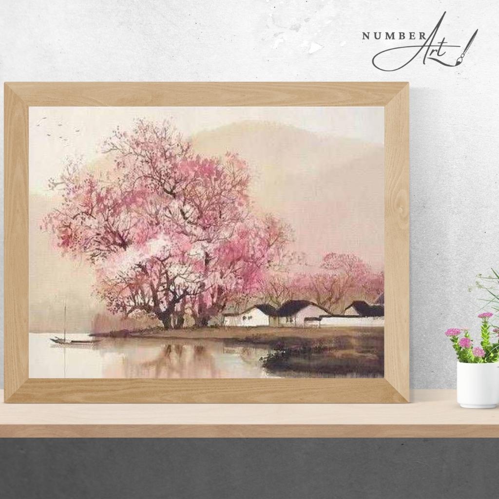 Cherry Blossom In Japan Paint By Numbers