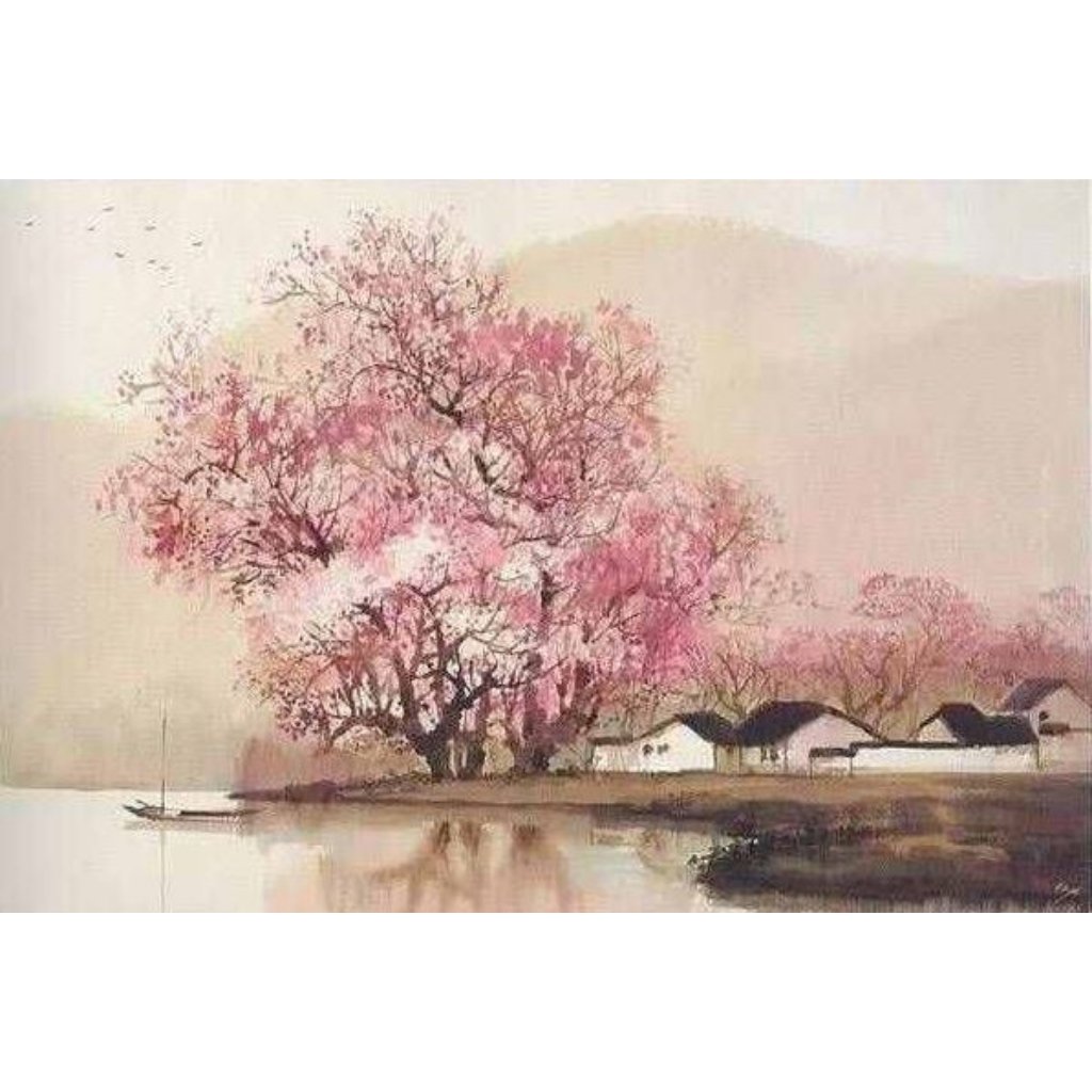 Cherry Blossom In Japan Paint By Numbers - Number Art