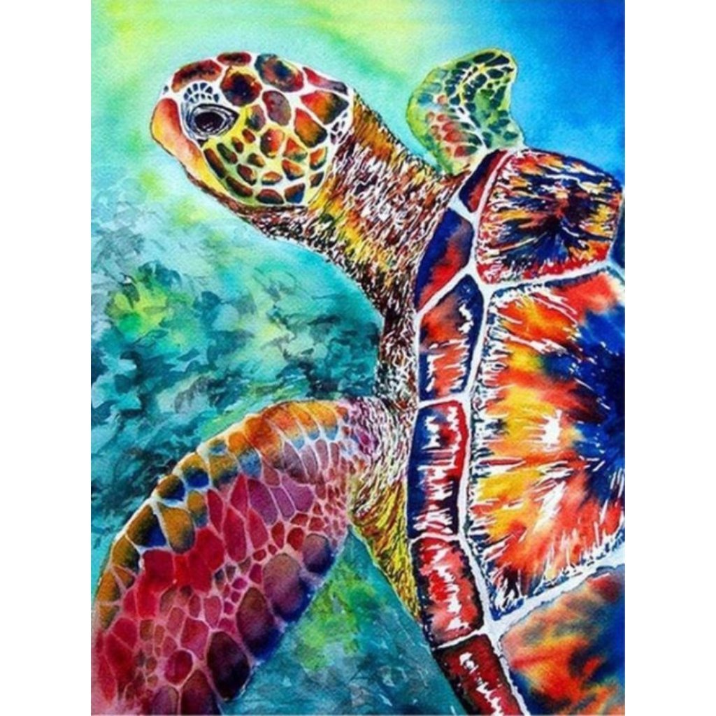 Hawksbill Sea Turtle Paint By Numbers - Number Art