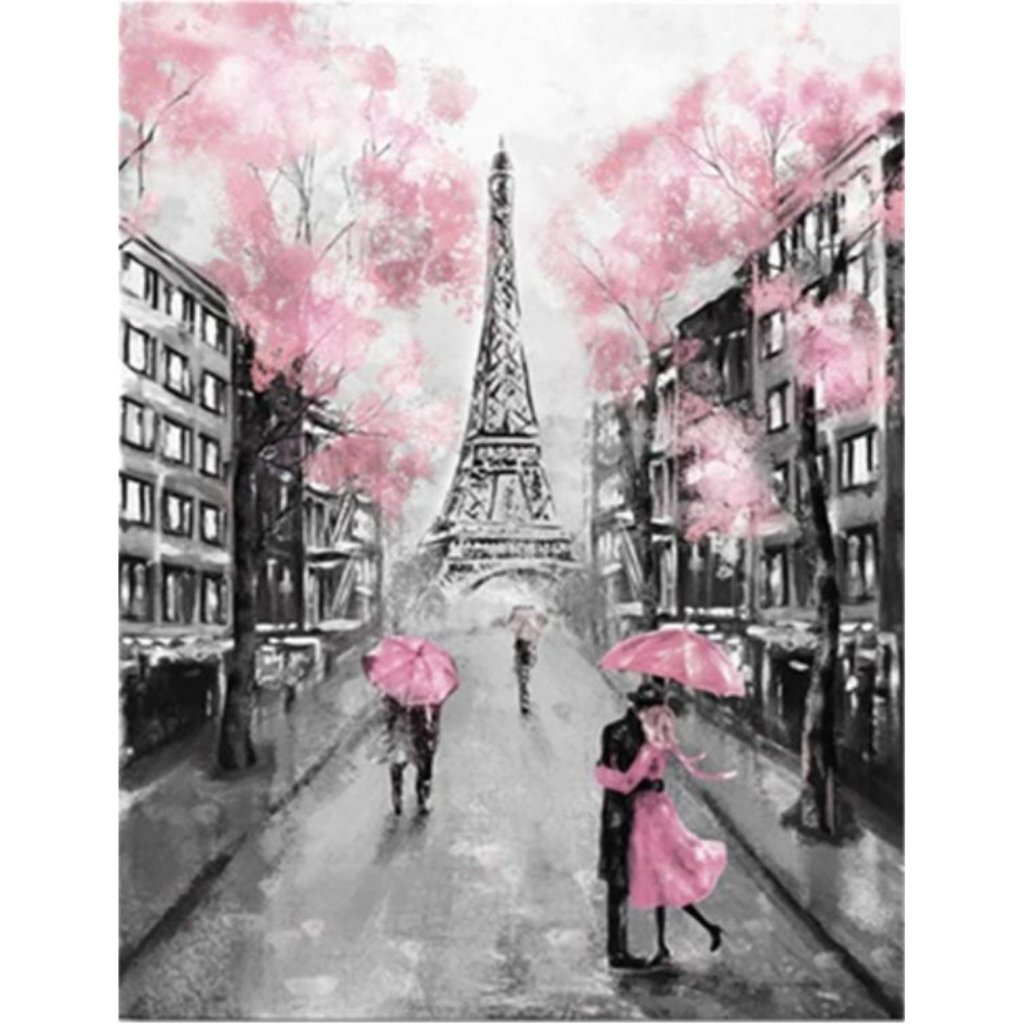 Paris In Bloom Paint By Numbers - Number Art