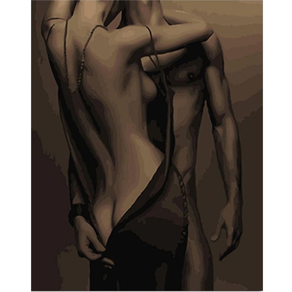 Sexy Nude Woman & Man Paint By Numbers - Number Art